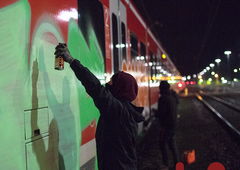 Graffiti Train - Photo by insvnez (2017)