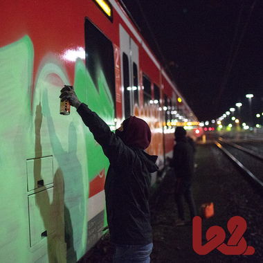 Graffiti Train - Photo by insvnez (2017)