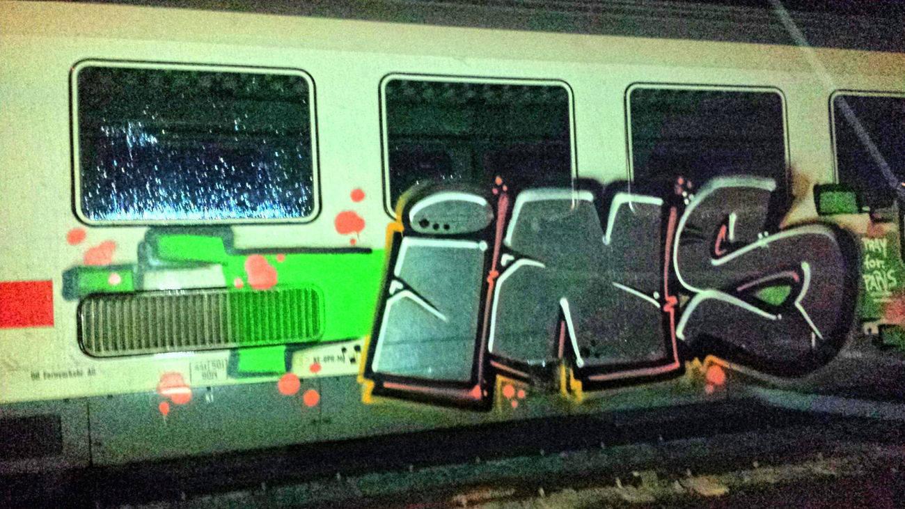 Graffiti Train - Photo by insvnez