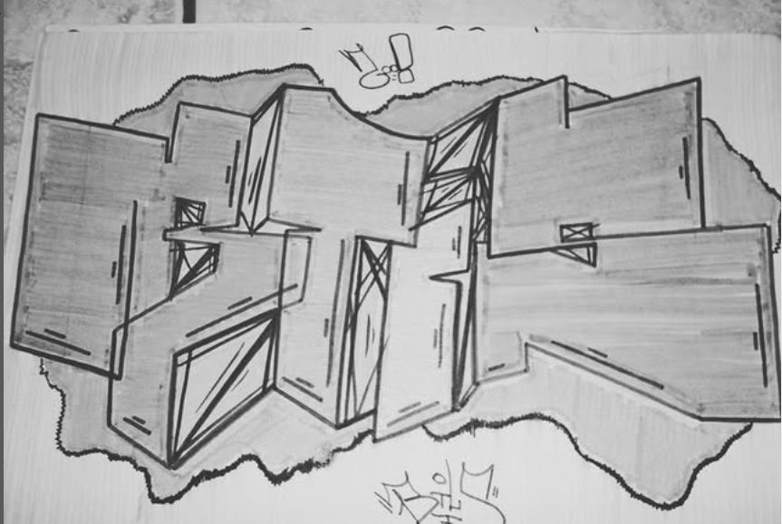 Graffiti Sketch - Photo by iobe1