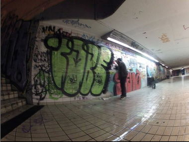 Graffiti Wall - Photo by iobe1