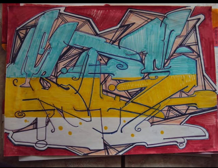 Graffiti Sketch - Photo by iobe1