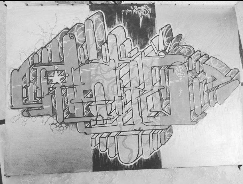 Graffiti Sketch - Photo by iobe1