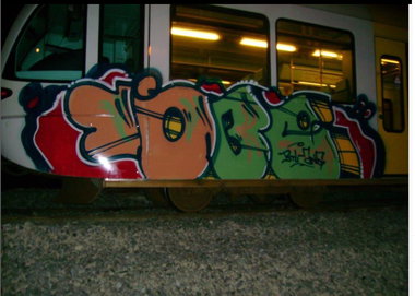 Graffiti Train - Photo by iobe1