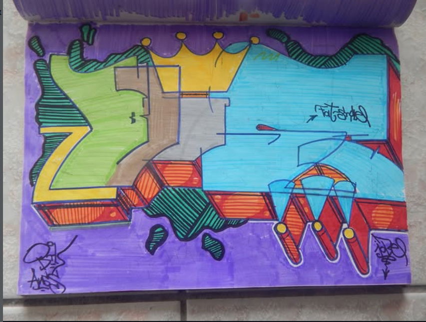 Graffiti Sketch - Photo by iobe1