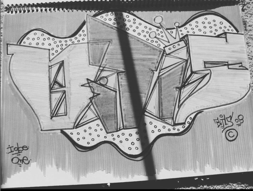 Graffiti Sketch - Photo by iobe1