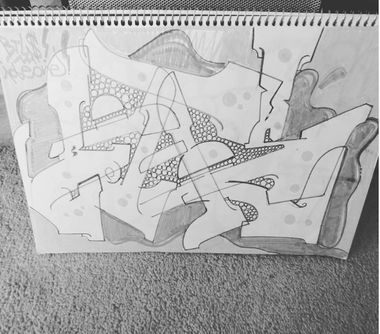 Graffiti Sketch - Photo by iobe1