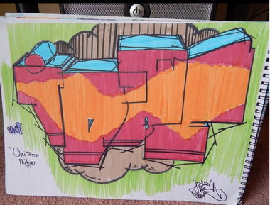 Graffiti Sketch - Photo by iobe1