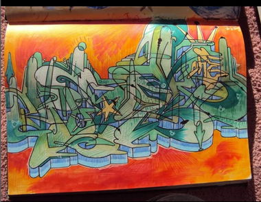Graffiti Sketch - Photo by iobe1