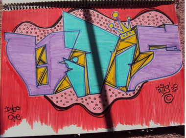 Graffiti Sketch - Photo by iobe1