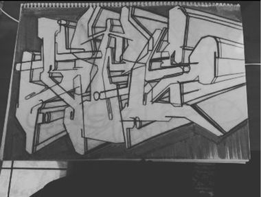 Graffiti Sketch - Photo by iobe1