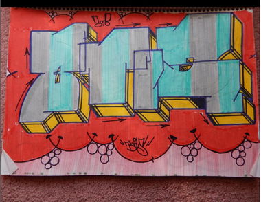Graffiti Sketch - Photo by iobe1