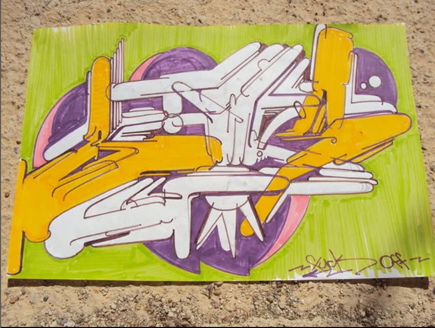 Graffiti Sketch - Photo by iobe1