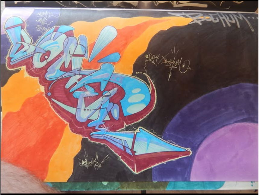 Graffiti Sketch - Photo by iobe1