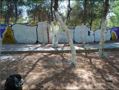 Graffiti Wall - Photo by iobe1