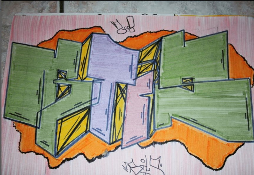 Graffiti Sketch - Photo by iobe1