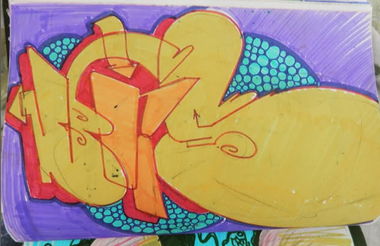 Graffiti Sketch - Photo by iobe1