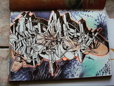 Graffiti Sketch - Photo by iobe1