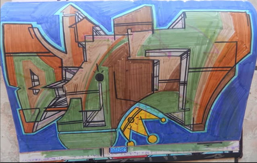 Graffiti Sketch - Photo by iobe1