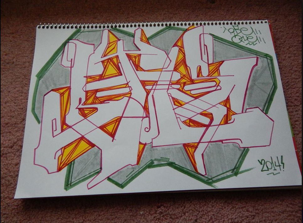 Graffiti Sketch - Photo by iobe1