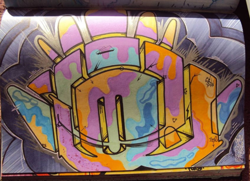 Graffiti Sketch - Photo by iobe1