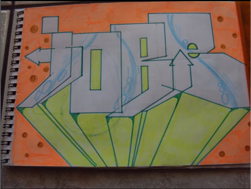 Graffiti Sketch - Photo by iobe1