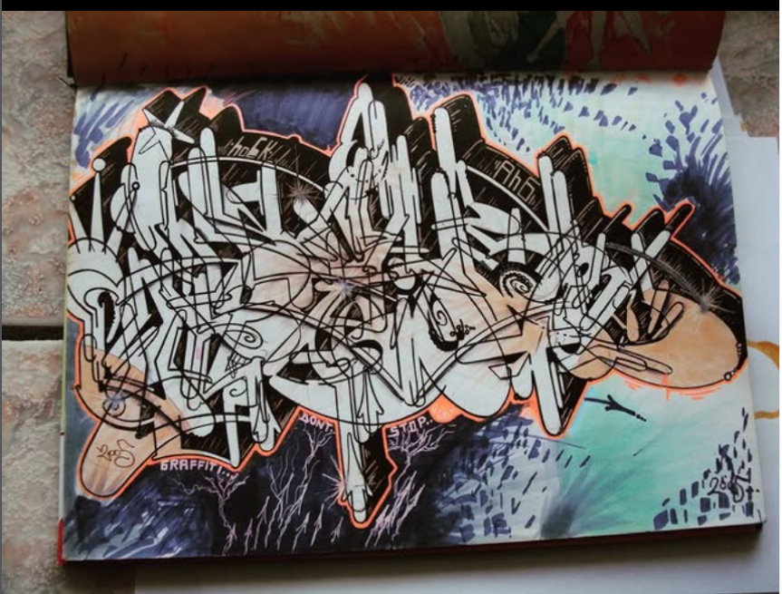 Graffiti Sketch - Photo by iobe1