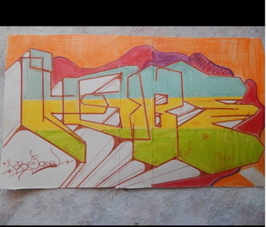 Graffiti Sketch - Photo by iobe1