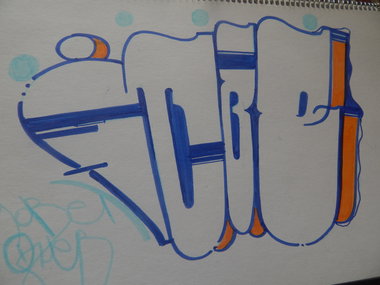 Graffiti Sketch - Photo by iobe1