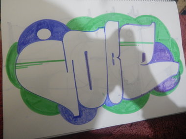 Graffiti Sketch - Photo by iobe1