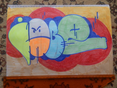 Graffiti Sketch - Photo by iobe1