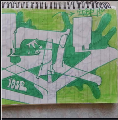 Graffiti Sketch - Photo by iobe1