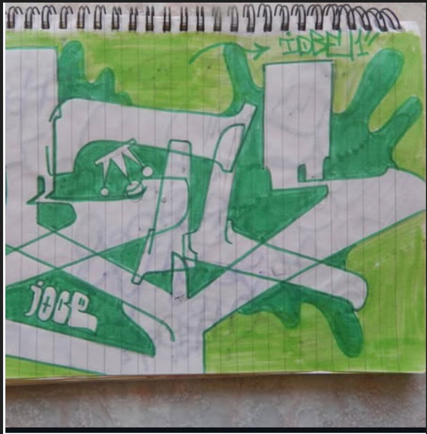 Graffiti Sketch - Photo by iobe1