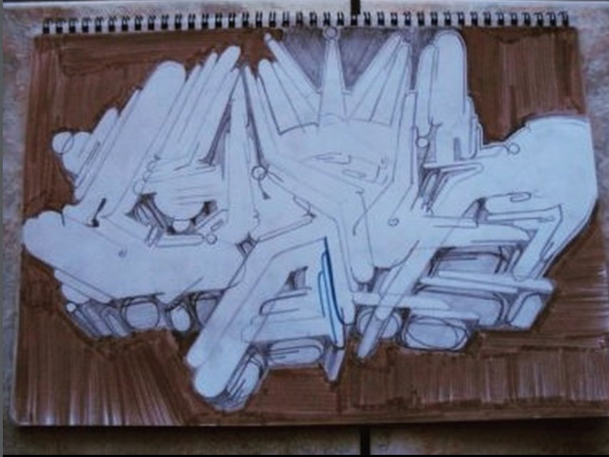 Graffiti Sketch - Photo by iobe1