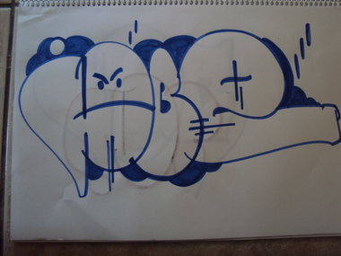 Graffiti Sketch - Photo by iobe1