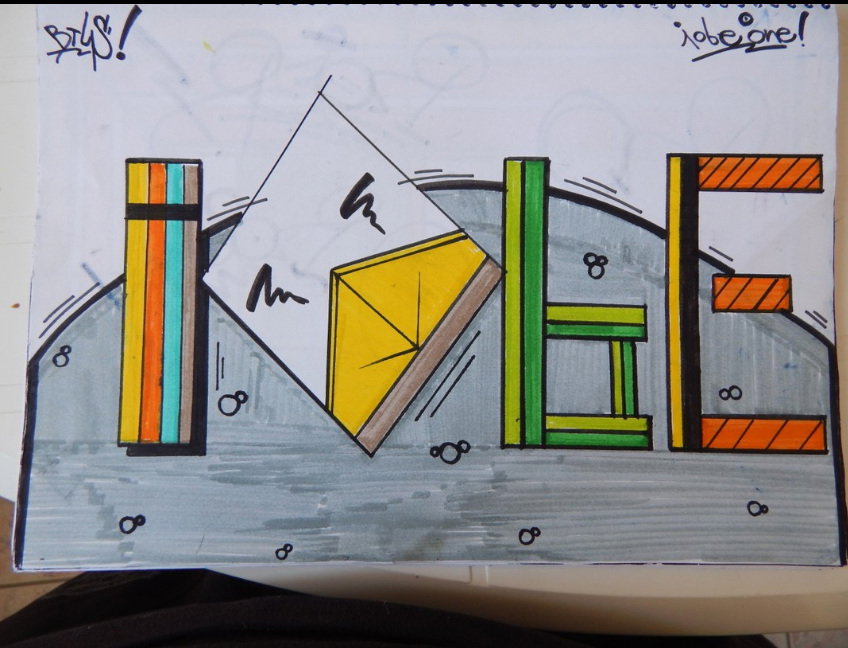 Graffiti Sketch - Photo by iobe1