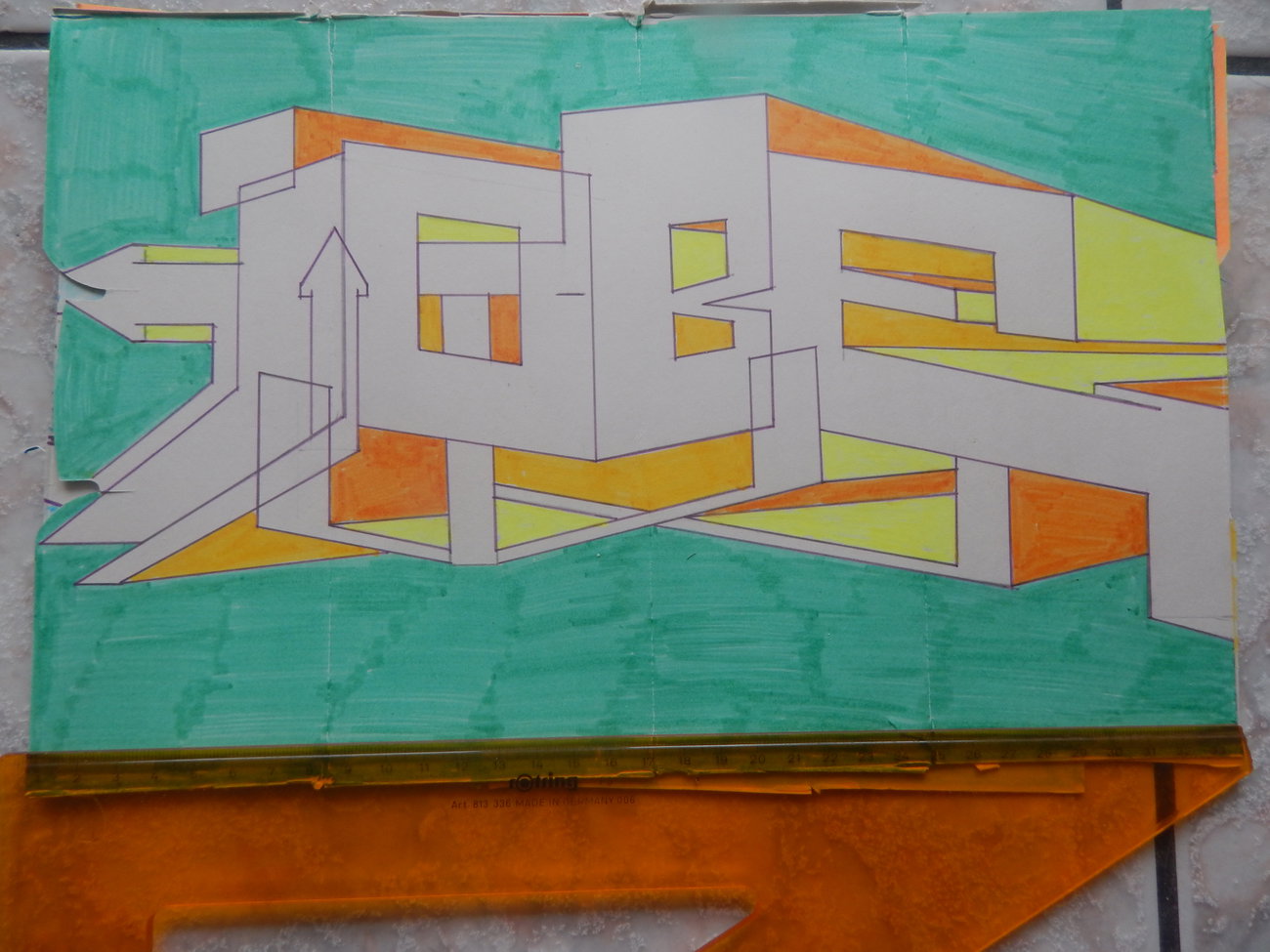 Graffiti Sketch - Photo by iobe1