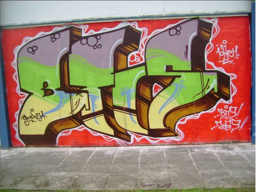 Graffiti Wall - Photo by iobe1