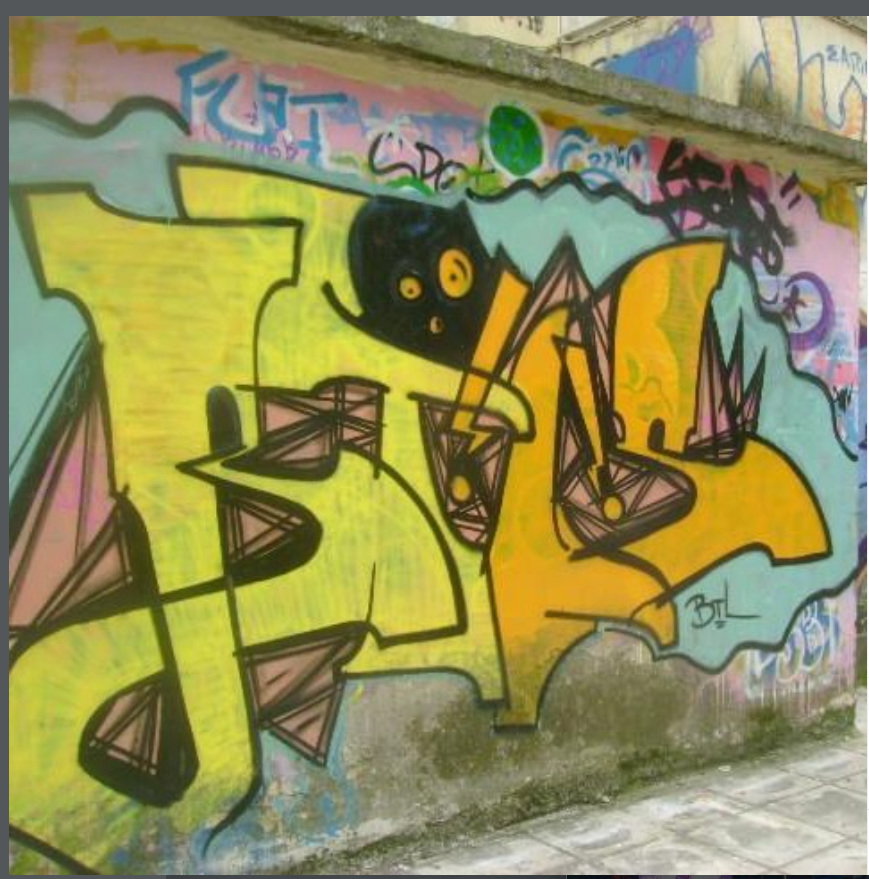 Graffiti Wall - Photo by iobe1