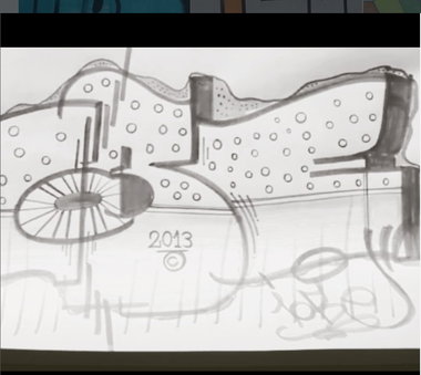 Graffiti Sketch - Photo by iobe1