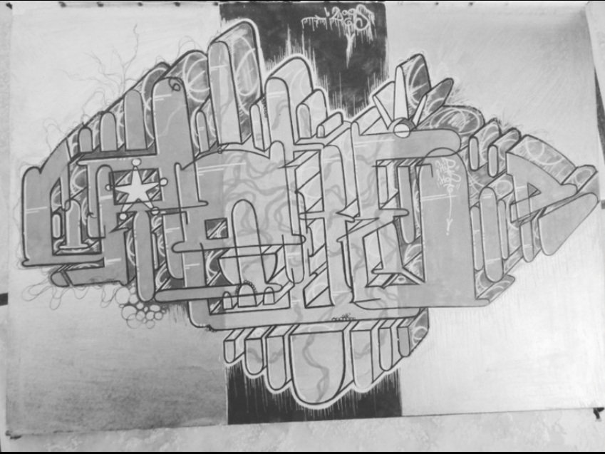 Graffiti Sketch - Photo by iobe1