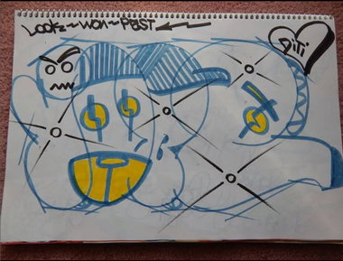 Graffiti Sketch - Photo by iobe1