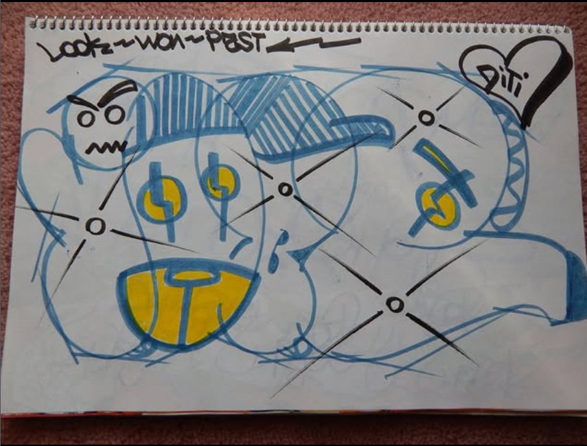 Graffiti Sketch - Photo by iobe1
