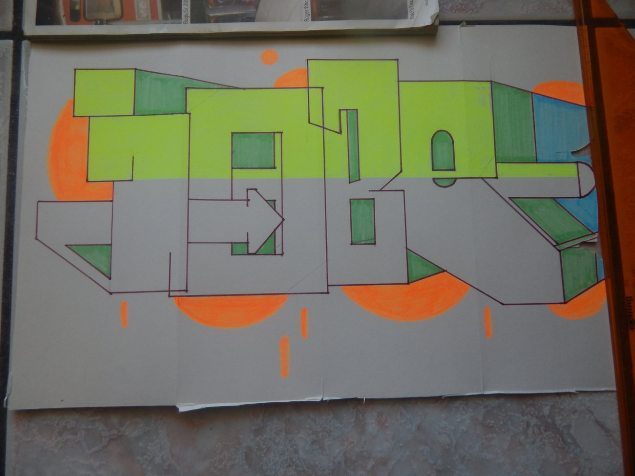 Graffiti Sketch - Photo by iobe1