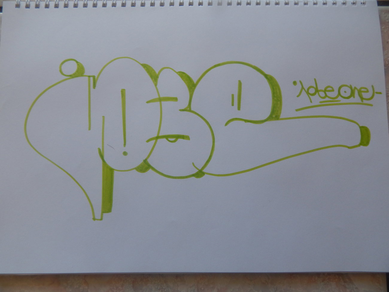 Graffiti Sketch - Photo by iobe1