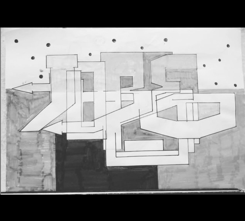 Graffiti Sketch - Photo by iobe1