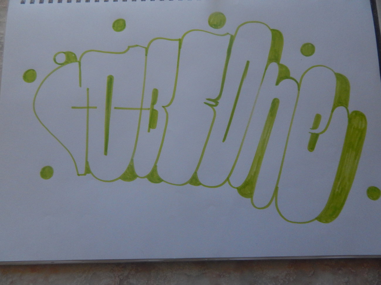 Graffiti Sketch - Photo by iobe1