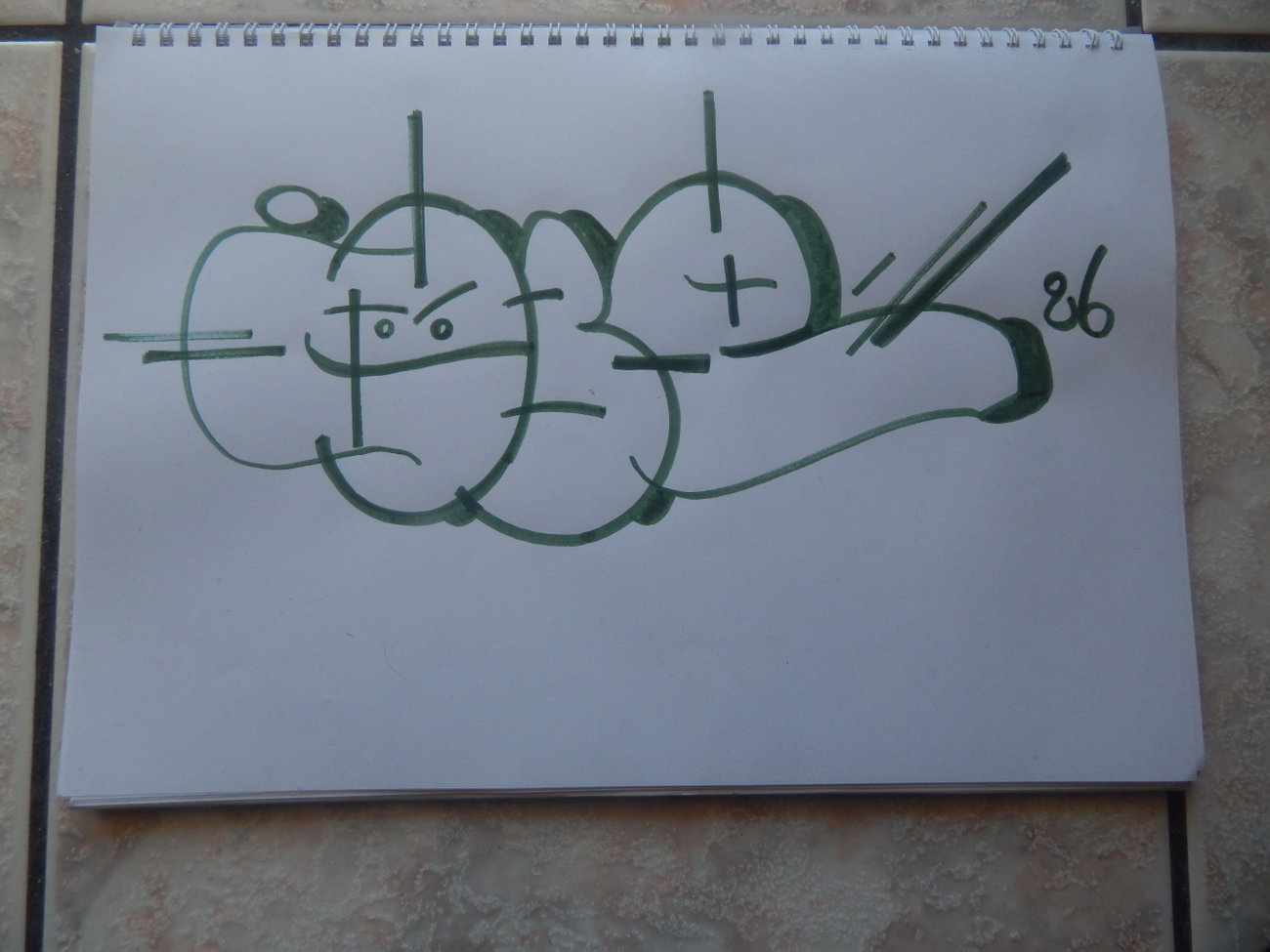 Graffiti Sketch - Photo by iobe1