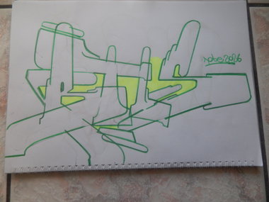 Graffiti Sketch - Photo by iobe1