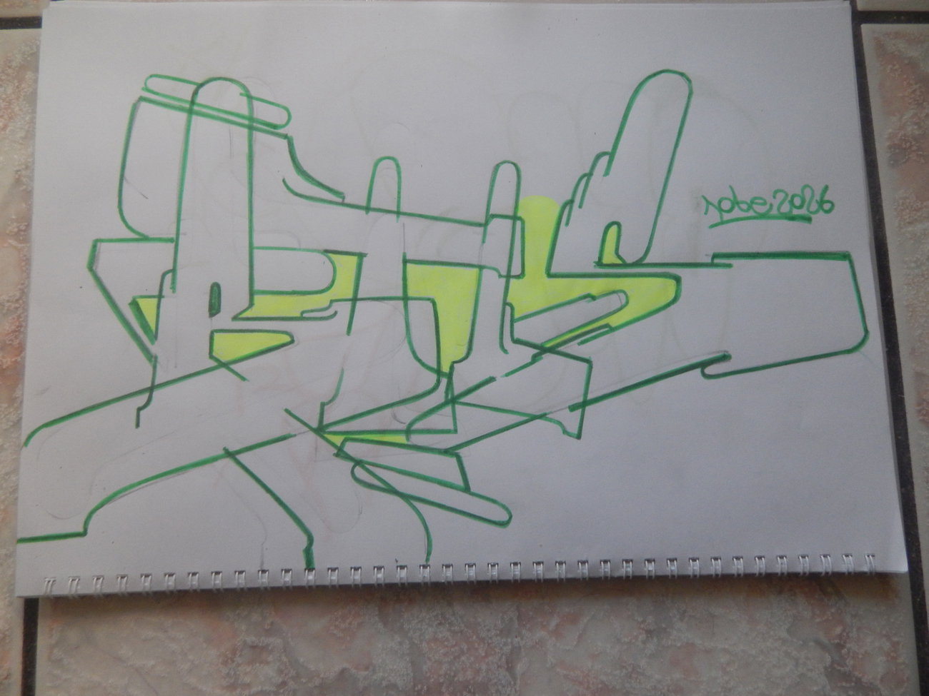 Graffiti Sketch - Photo by iobe1